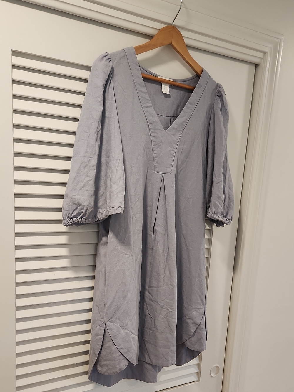 Cynthia Rowley Linen Blend Tunic Dress Coastal Romantic L - Picture 6 of 6